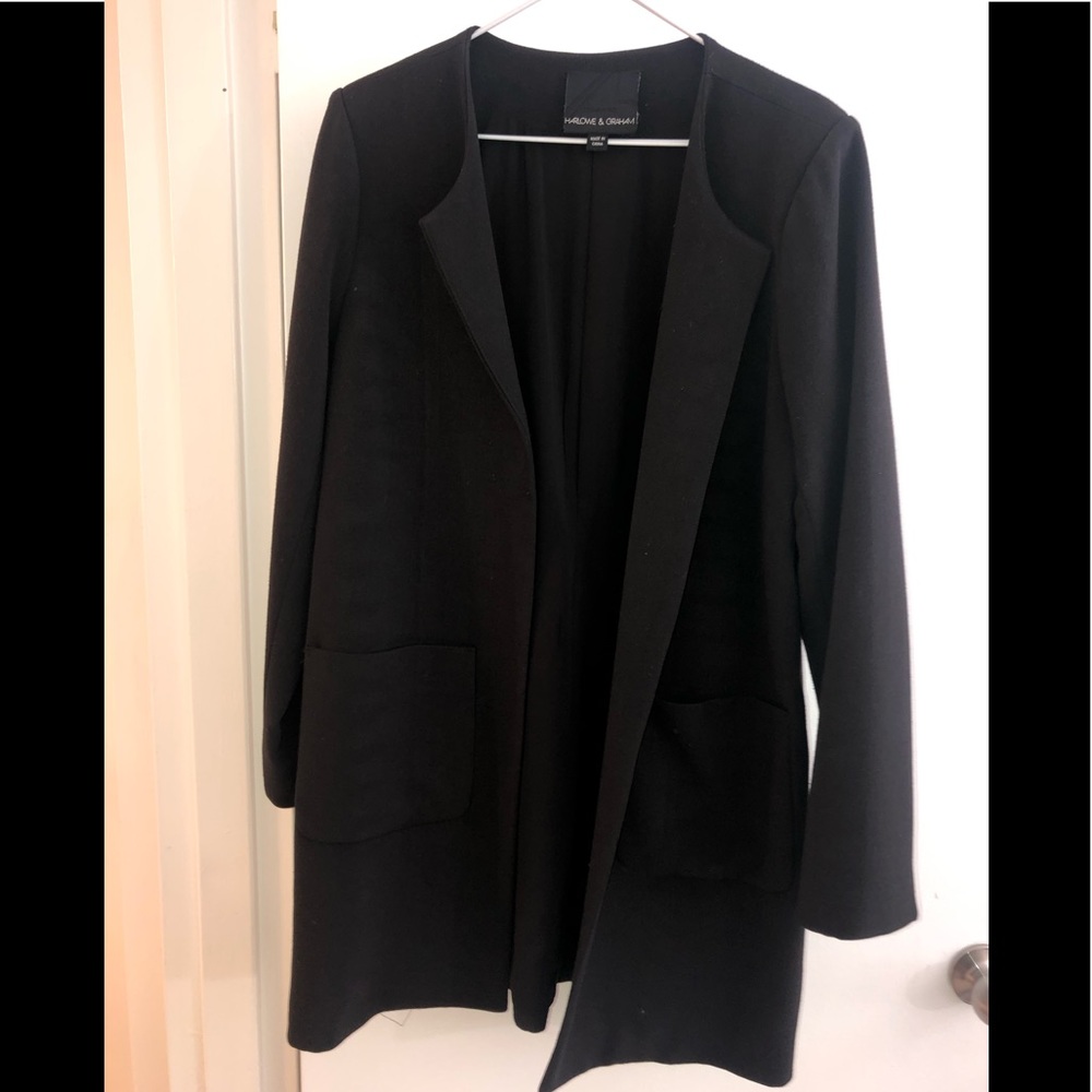 Long black jacket